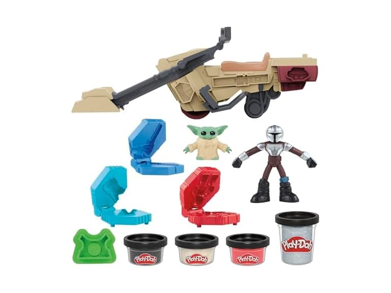 Play-Doh Star Wars: The Mandalorian Launching Speeder - Image 1