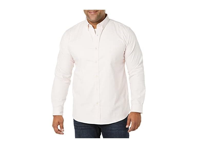 Amazon Essentials Men Slim-Fit Long-Sleeve Oxford Shirt - Image 1