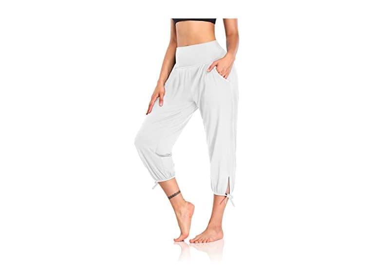 Womens Capri Yoga Workout Pants - Image 1