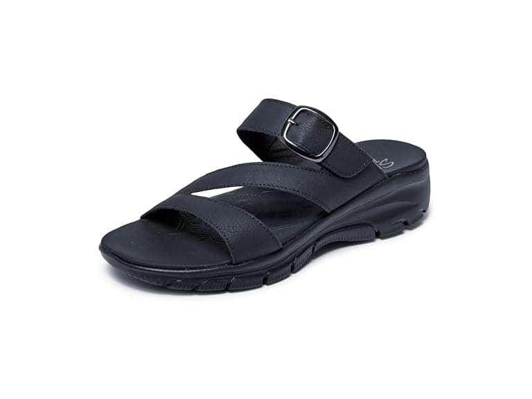 Skechers Women's EASY GOING SLIDE ON BY Sandals (9) - Image 1