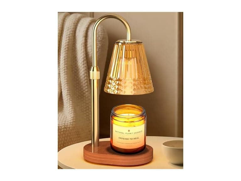 Gold Candle Warmer Lamp - Image 1