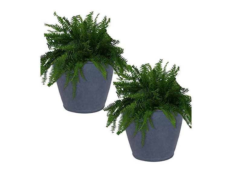 Sunnydaze 24-Inch Anjelica Large Plastic Pot 2pk - Image 1
