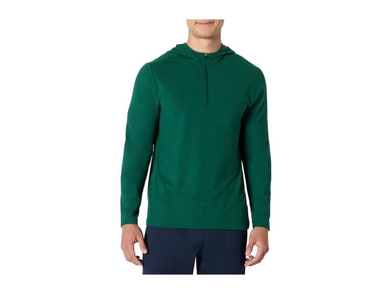 AE Mens Athletic Lt QtrZip Hoodie LS Top - Image 1