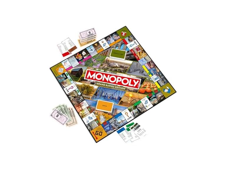 Monopoly Board Game Grand Rapids, MI Edition - Image 1