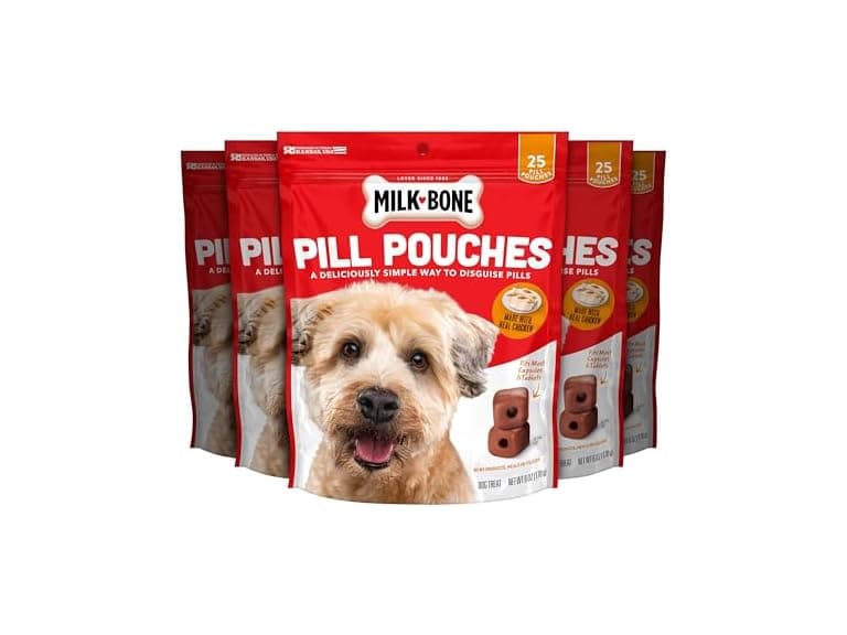 5PK Milk-Bone Pill Pouches Dog Treats With R - Image 1