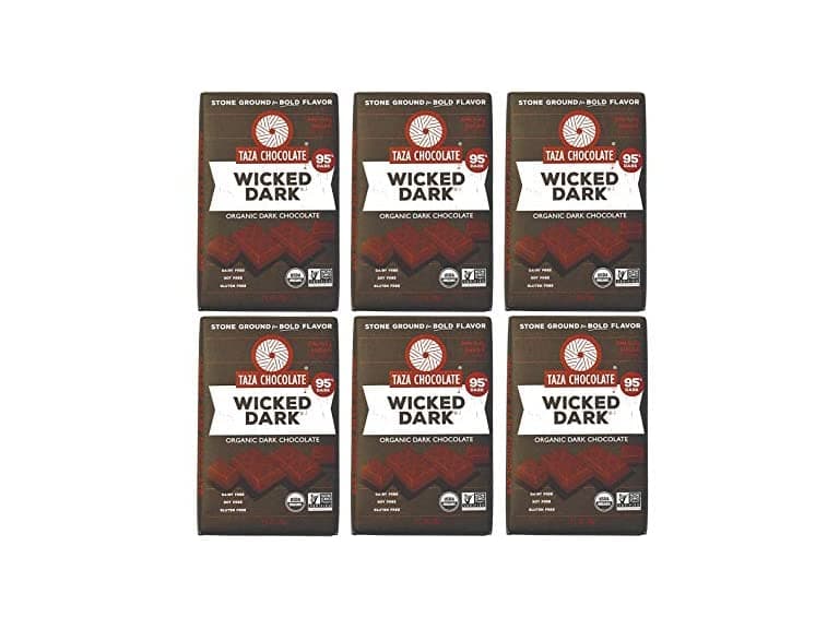 Taza Amaze Bar 95% Dark Wicked 6ct 2.5oz - Image 1