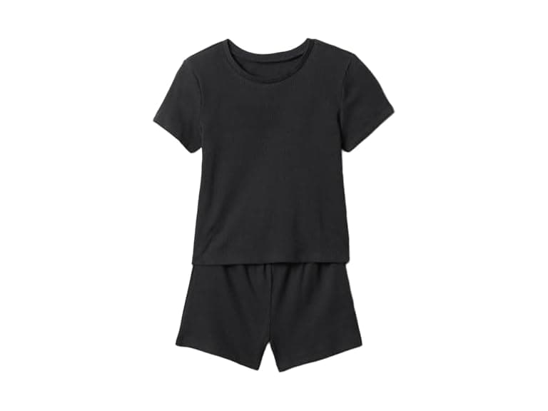GAP Baby Girls Tee and Short Rib Set