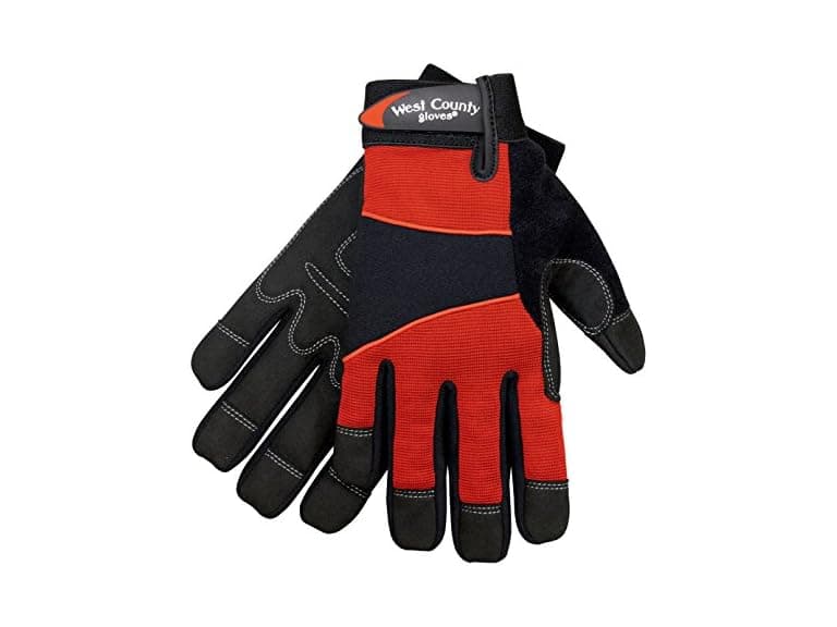 West County Men's XXL 4-Way Spandex Backing Gloves - Image 1