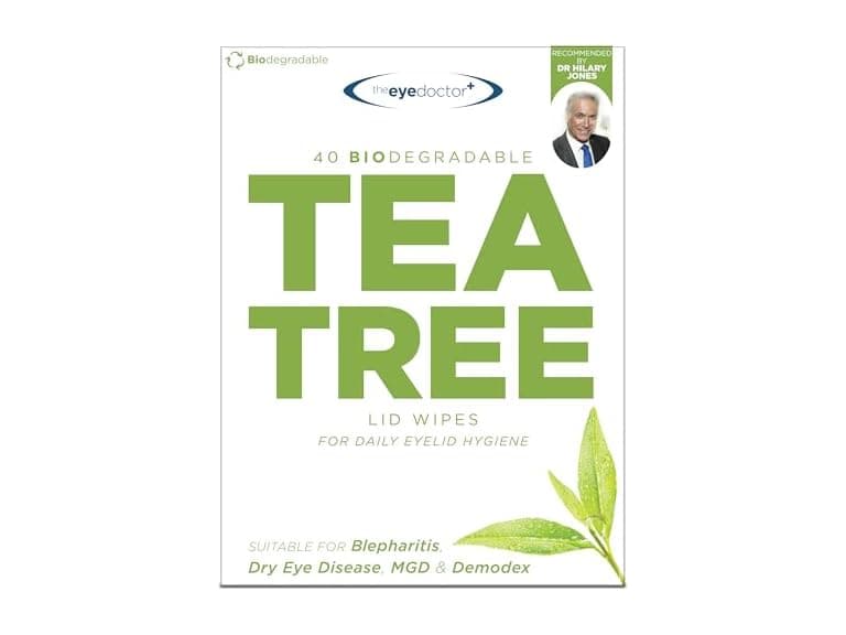 The Eye Doctor Tea Tree Eyelid Wipes - Image 1