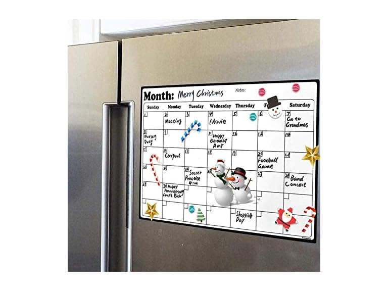 Fridge Calendar Magnetic Dry Erase Calendar Whiteboard - Image 1