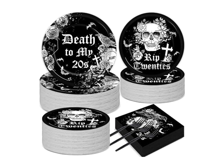 200 PC 30th Birthday Plates & Napkin Set - Image 1