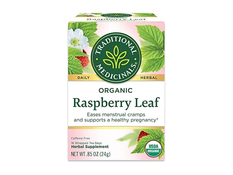 16CT Traditional Medicinals Organic Raspberry Leaf Tea - Image 1