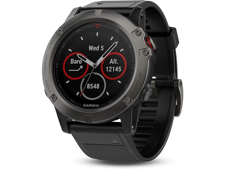 Garmin 010-01733-00 NA Fenix 5X Sapphire Slate (Open Box) - Image 1