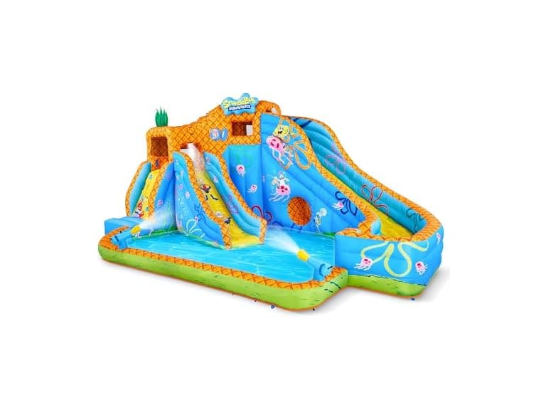 Spongebob Deluxe Adventure Inflatable Water Slide Park - Image 1