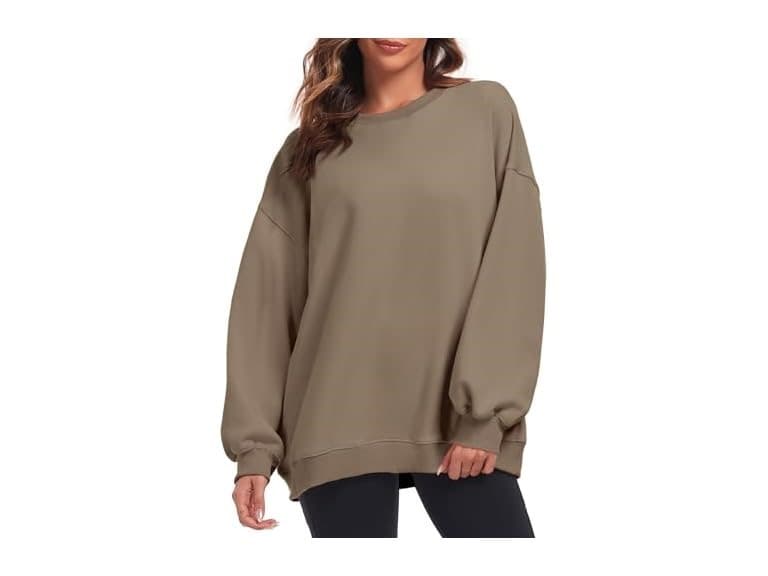 Fkeep Women Oversized Sweatshirt Crew Neck Tops - Image 1