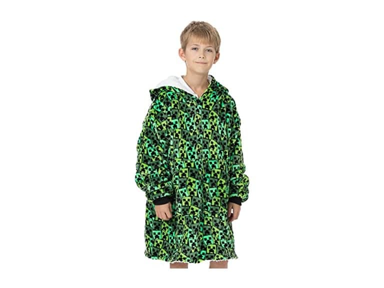 Minecraft Boys (OS) Oversized Blanket Sweater - Image 1