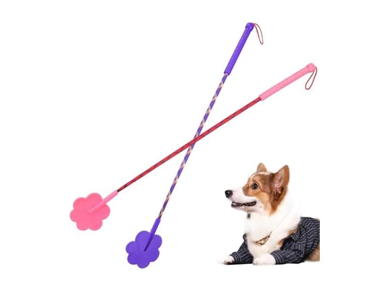Toddmomy Pet Training Stick, 2Pcs Rubber Cat - Image 1