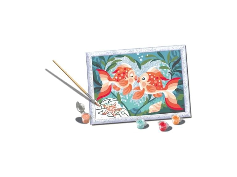 Ravensburger Creart Fish in Love Paint by Numbers - Image 1