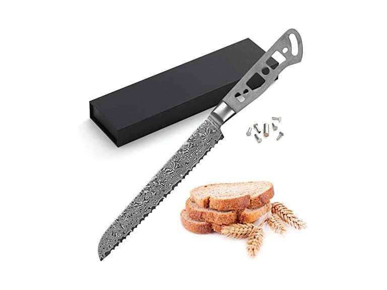 KATSURA CKGD13B-no logo Bread Knife Blank 8in - Image 1