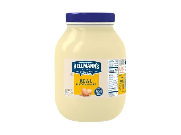 1PK Hellmann's Real Mayonnaise Jar 128 oz - Image 1