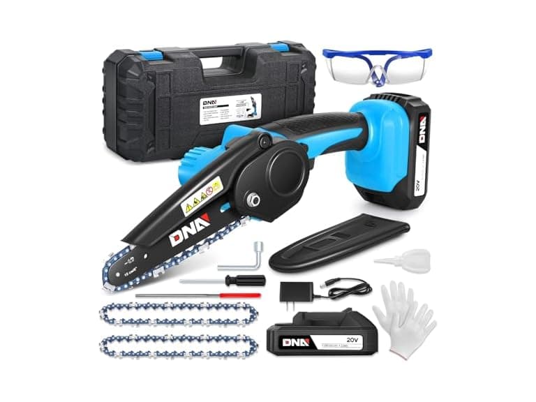 DNA MOTORING Mini Chainsaw, 6 Inch - Image 1