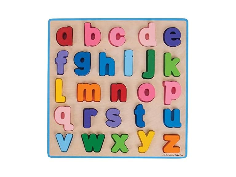 Bigjigs Toys Chunky Alphabet Puzzle (Lowercase) - Image 1