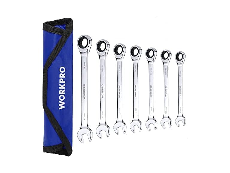 7-Piece Ratcheting Combination Wrench - Image 1