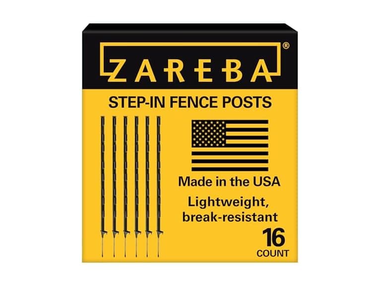 Zareba 4-Foot Step-in Electric Fence Posts - Image 1