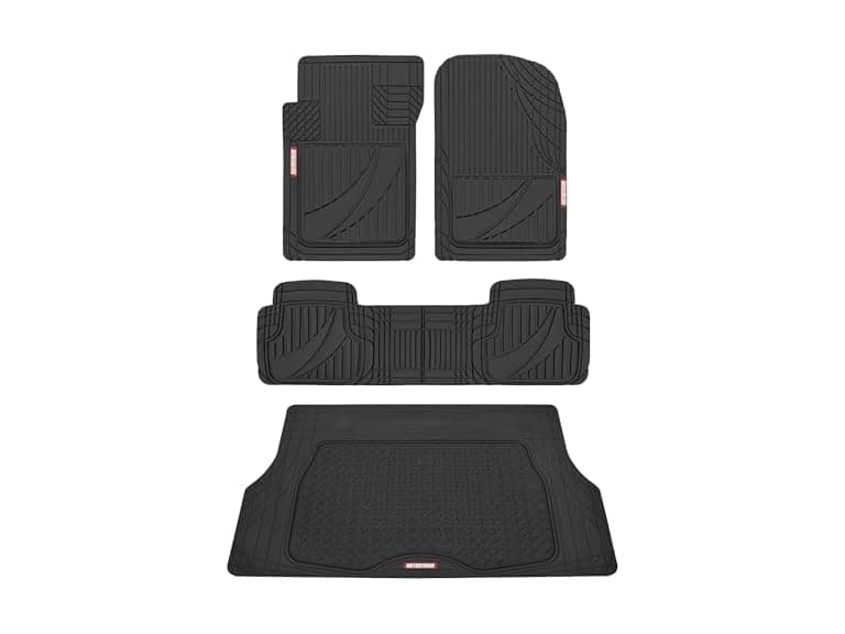 Motor Trend FlexTough Floor Mats Black