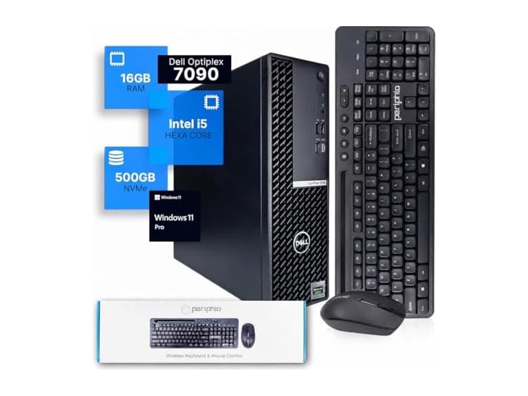 Dell OptiPlex 7090 Desktop Computer i5 10500 - Image 1