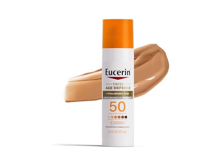 Eucerin Sun Tinted Age Defense Face Sunscreen - Image 1