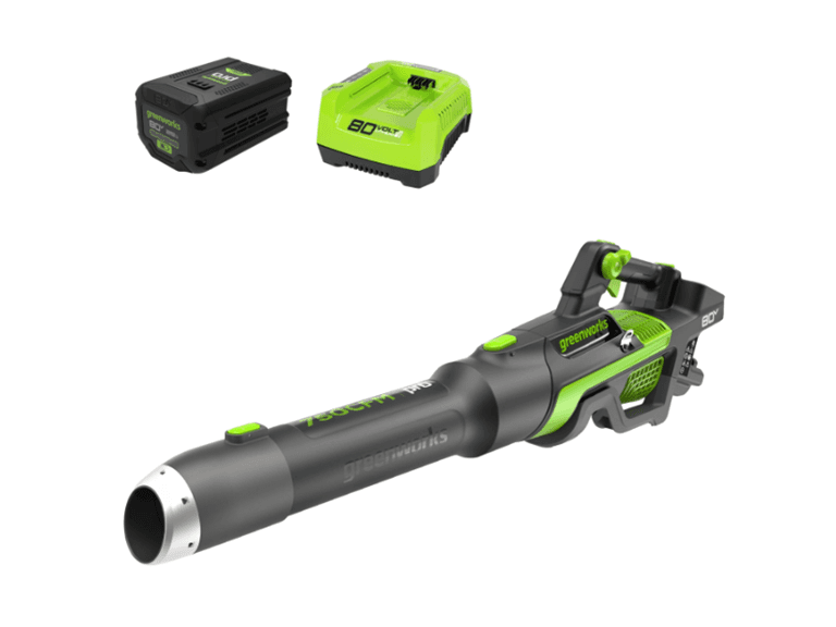 Greenworks 80V 750CFM Cordless Battery Leaf Blower - Image 1