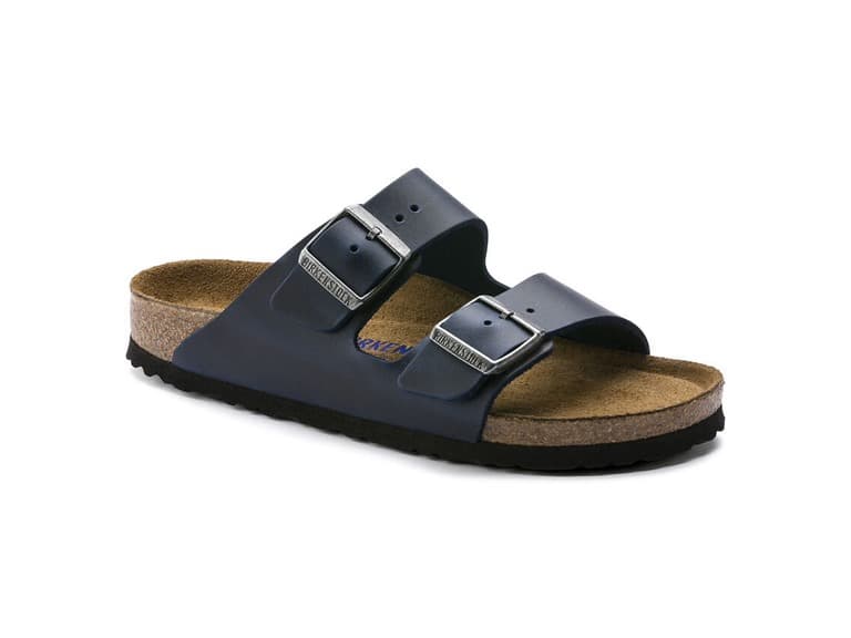 Birkenstock Unisex Arizona Soft Footbed Oiled Leather Shoes - Image 1