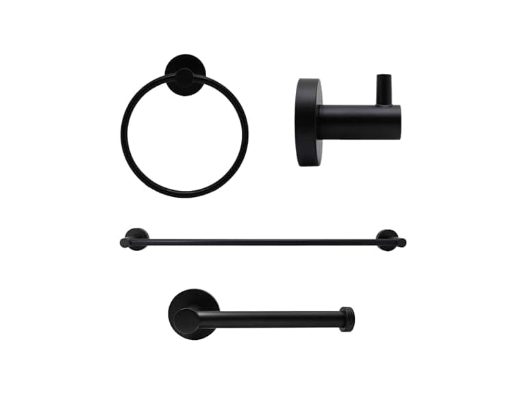 Westbrass A101-62 Modern 4-Piece Bathroom Hardware Set - Image 1