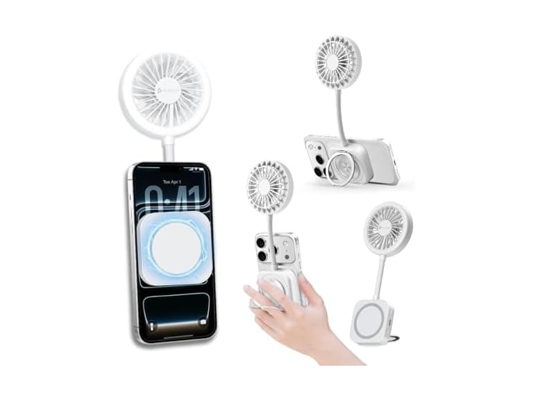 Pursuit FAN-WT Phone Fan with Ring Light 1 or 2pk - Image 1