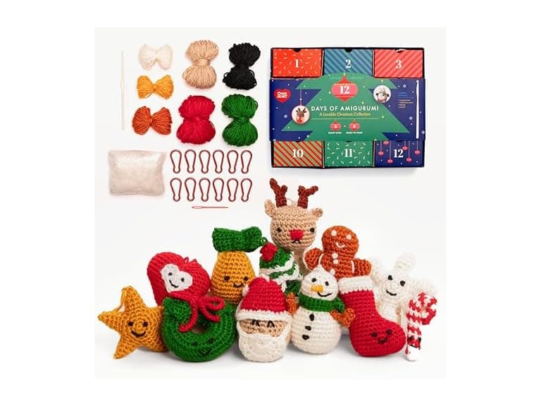 Red Heart Advent Calendar Multi Color Yarn - Image 1