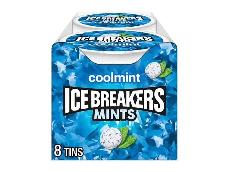 8PK ICE BREAKERS Coolmint Sugar Free Mints - Image 1