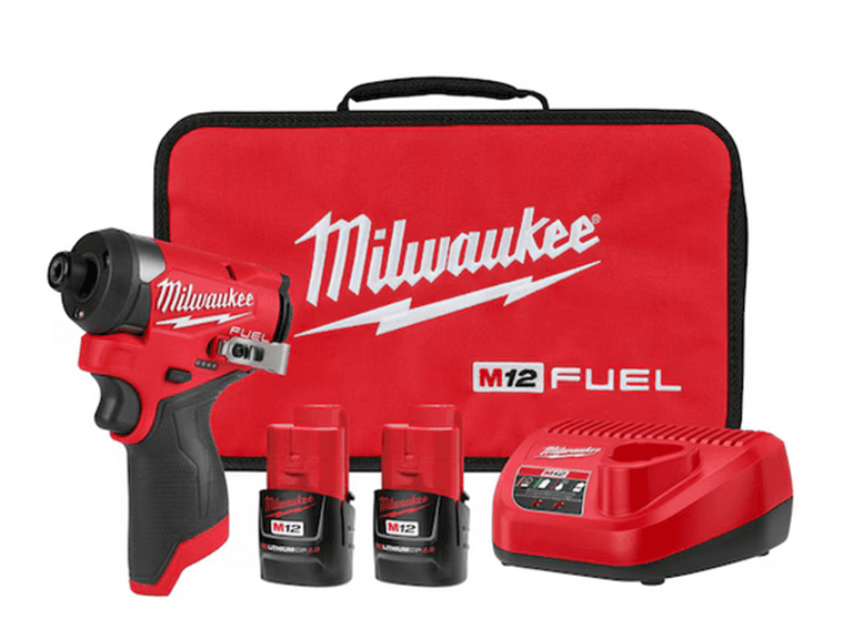 Milwaukee 3453-22 M12 FUEL 1/4in Hex Impact Kit - Image 1