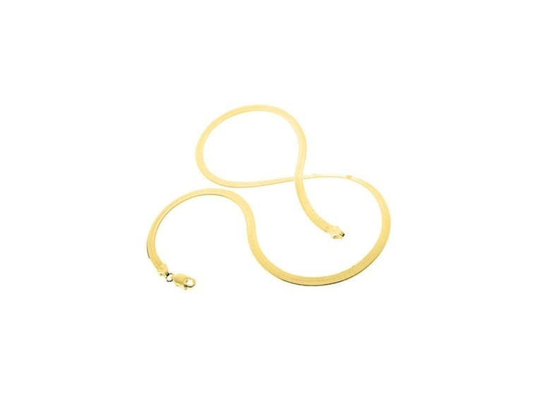 Yeidid 18k Herringbone Necklace 16-30" - Image 1