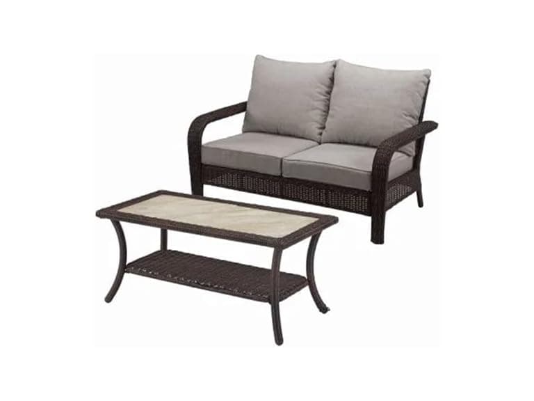Four Seasons Courtyard Montego Bay Patio Loveseat and Table - Image 1