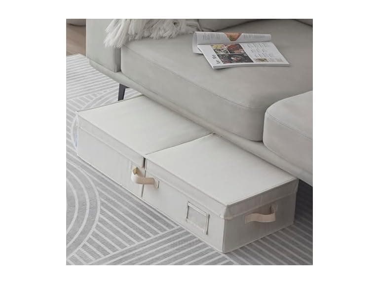 Sukkiri Underbed Storage Bin Ivory - Image 1