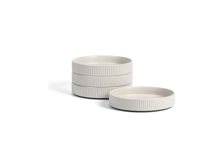 Haven Modern Stoneware 4 Piece Pasta Bowl Sets - Image 1