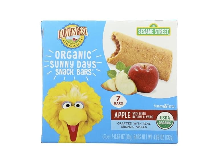 7CT Earth's Best Organic Sunny Days Snack Bars - Image 1