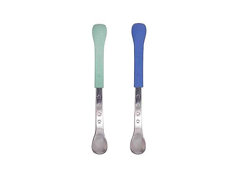 Nuby 2-in-1 Hot Safe Feeding Spoons - (2-Pack) - Image 1