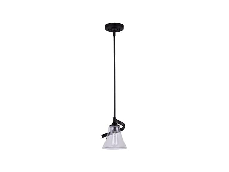 Canarm 1 Lt Rod Pendant - Clear Glass - Image 1
