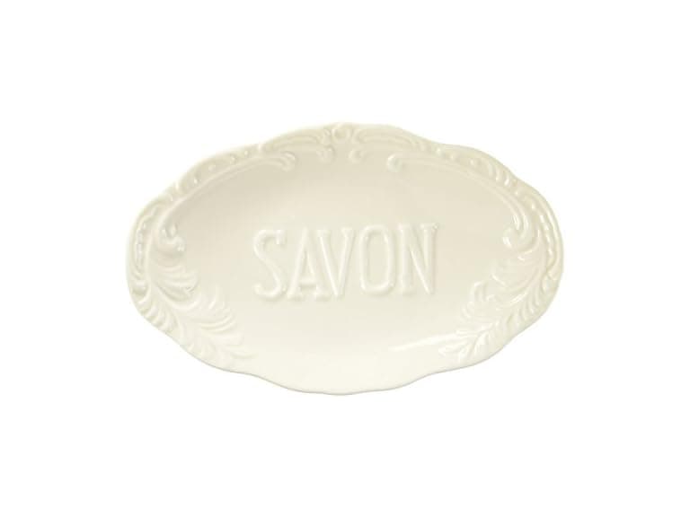 Abbott Collection White "S.A.V.O.N" Embossed - Image 1