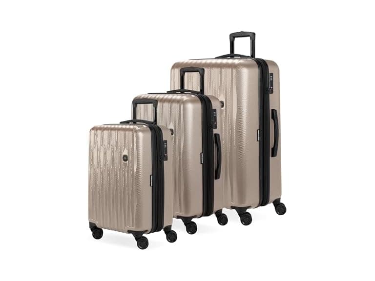 SwissGear 7272 Energie Hardside Light Gold, 3-Piece Set (19/24/27) - Image 1