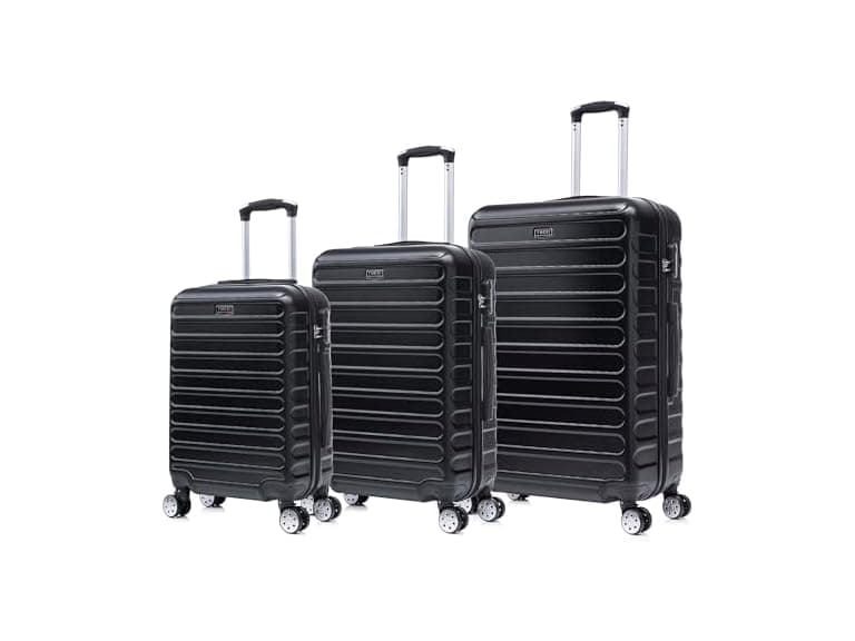 Tucci Italy Carravia Lightweight Travel Suitcase Set of 3 - Image 1