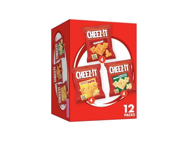 12PK Cheez-It Cheese Crackers, Variety - Image 1