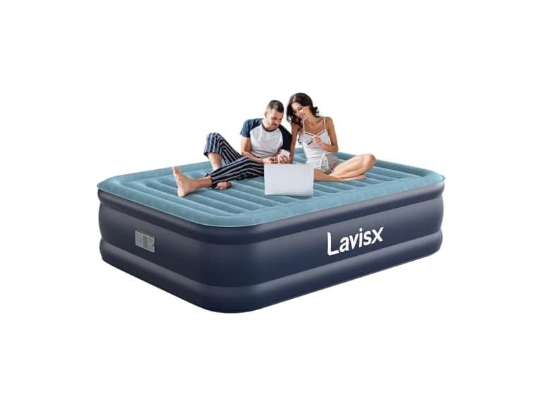 Lavisx Queen Air Mattress 18” with Built in Pump - Image 1
